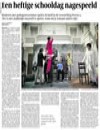 Volkskrant, november 2010 - Perron 4 een forumtheatervoorstelling met, voor en door jongeren over het Cluster 4 onderwijs